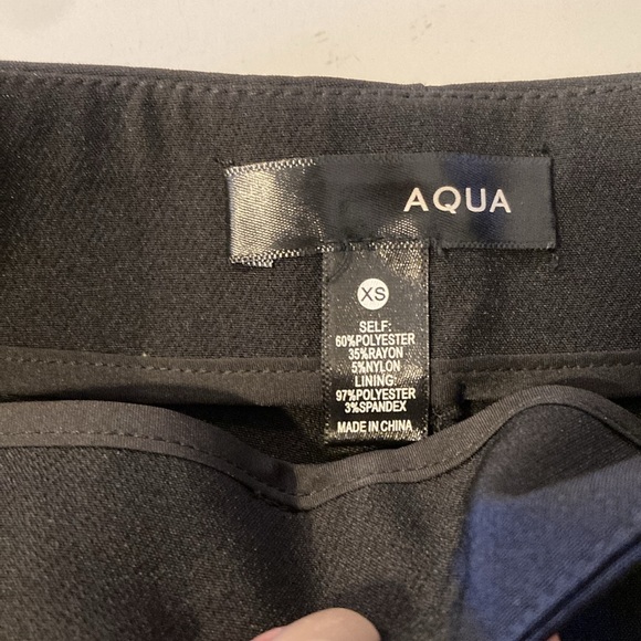 Bloomingdale’s AQUA Twill Knot Button Shorts Black XS - Picture 7 of 7